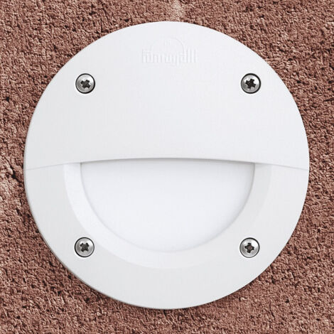 Baliza Empotrable LED FUMAGALLI "LETI 100 ROUND-EL" - GX53 - 3W - Blanco