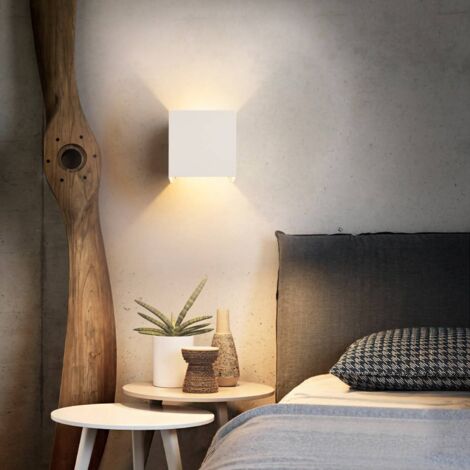 Aplique De Pared "KURTIN" 6W Apertura De Luz Regulable - Blanco