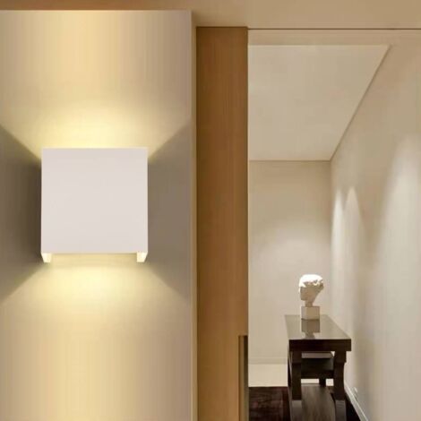Aplique De Pared "KURTIN" 6W Apertura De Luz Regulable - Blanco