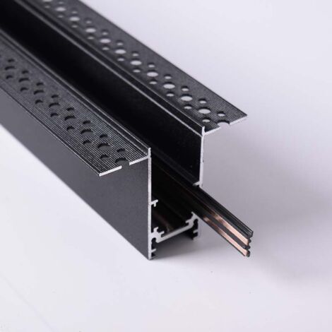 Carril Magnético 20mm De Integración 48V - 2 Metros - Negro