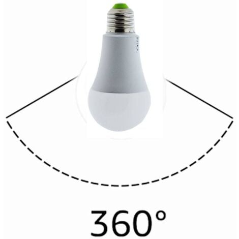 Bombilla LED E27 Con Sensor Crepuscular 7W A60 - Blanco Neutro