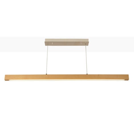Lámpara Colgante De Madera "COAK" 24W Dimable