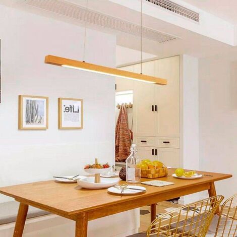 Lámpara Colgante De Madera "COAK" 24W Dimable