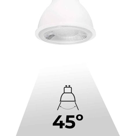 Bombilla LED GU10 5.4W cristal - 740lm - PAR16 - 100°