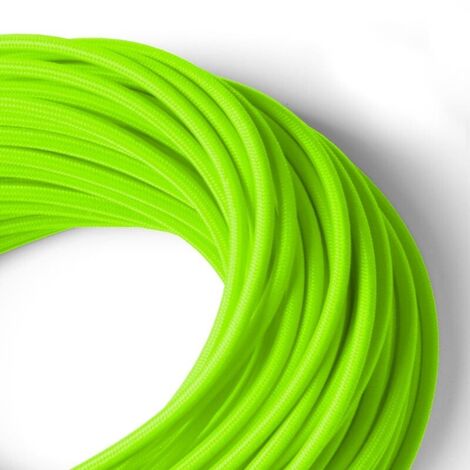 Cable Eléctrico Tela Blanca 3x0.75mm 15m - Para Lámparas, Decoración, Interior