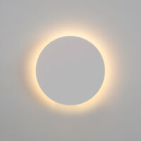 Aplique De Pared Circular "Eclipse" 18W - CCT - IP65 - Blanco