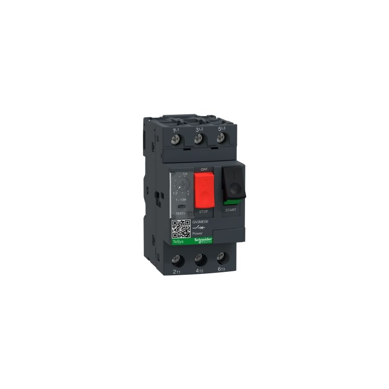 Disjoncteur Magnéto-thermique Schneider GV2ME06 1A à 1.6A - Boîtier Étanche - Neuf Dans Son Emballage
