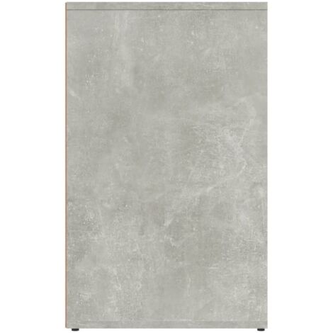 Armoire de dressing Gris béton 80x40x65 cm Bois d'ingénierie