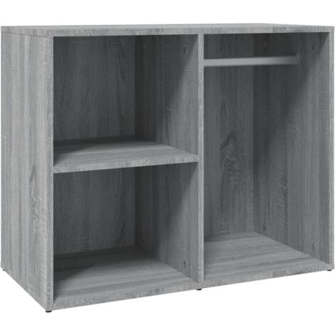 Armoire de dressing Sonoma gris 80x40x65 cm Bois d'ingénierie