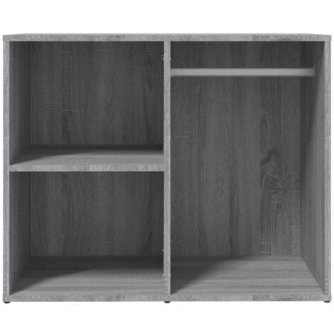 Armoire de dressing Sonoma gris 80x40x65 cm Bois d'ingénierie