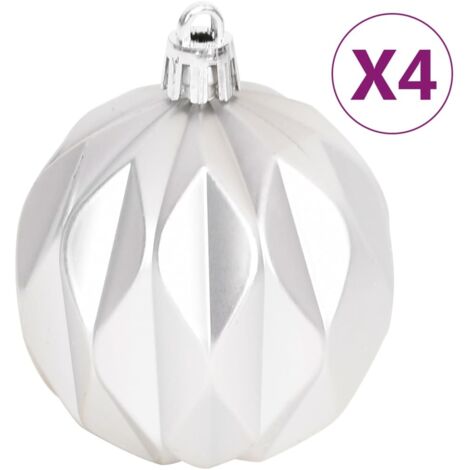 40 Boules De Noël Bleu Et Blanc - Décorations Sapin élégantes En Plastique Durable (lot 40 Pièces) - 2