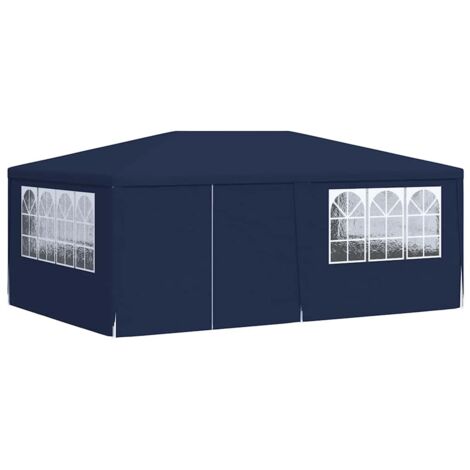Tente De Réception Pliable VidaXL 5 Parois - Dimensions 3x9 M - Couleur Bleue - Tonnelle Pour Jardin, Événements - Neuf