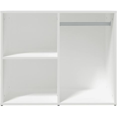 Armoire de dressing Blanc 80x40x65 cm Bois d'ingénierie