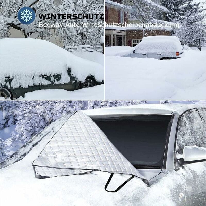 Auto Windschutzscheibe Schneeabdeckung, Schnee, Eis, Frost, Voller  UV-Schutz, Großer Schatten Wasserdichter Sonnenschutz Alle Autos, LKWs