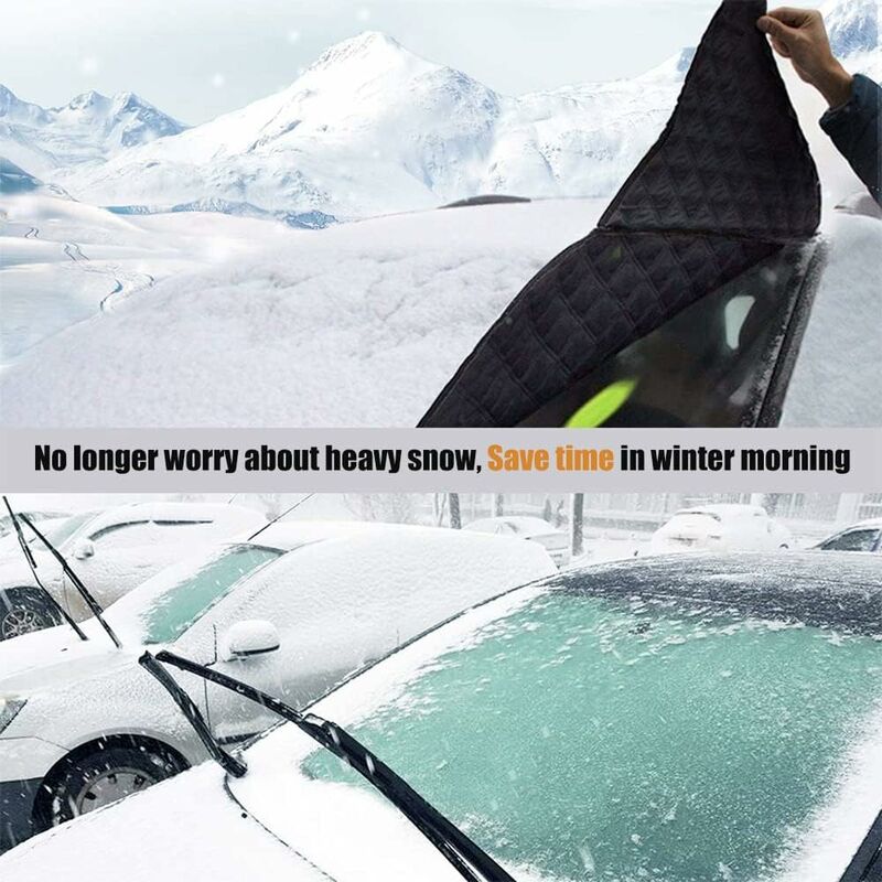 Windschutzscheiben-Schutzhülle, robuste Allwetter-Aluminiumfolie, Schnee  Eis Staub UV-beständig, universell für Autos und SUVs