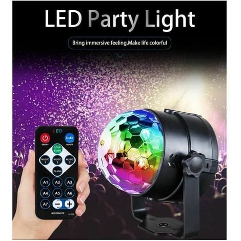 Disco-Partylicht Bühnenlicht mit LED-Projektor für Geburtstagsfeier,  Blitzlicht, DJ, Auto, Bar, Karaoke