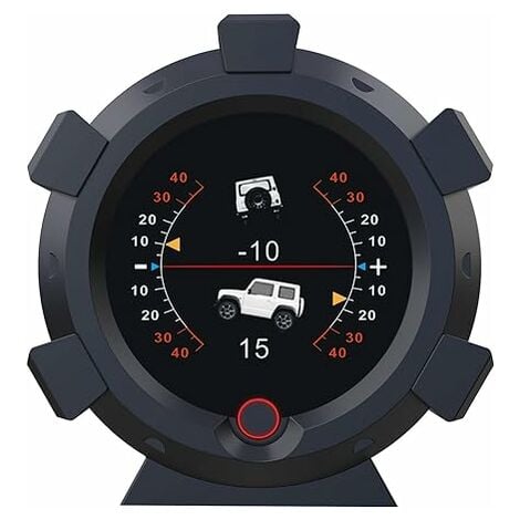 X95 Auto-GPS-Digital-Neigungsmesser, multifunktionaler  Head-Up-Display-Tachometer-Neigungsmesser mit 3,5-Zoll-LCD