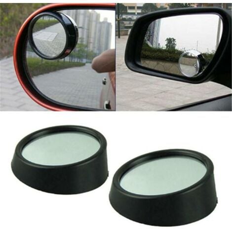 Toter Winkel Spiegel, Universal Einstellbare Auto Rückansicht Zusatzspiegel  HD Glas Weitwinkel Seite Rückspiegel