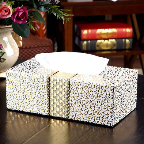 Tissue Box Runde Tissue Box für Home Office Auto Multifunktionale  Praktische Tissue Box Whit