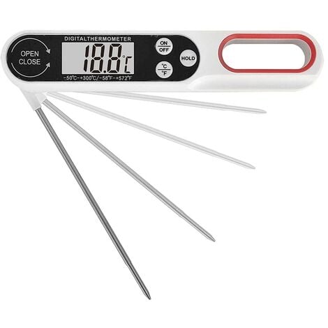 Backfach-Thermometer 50-300°C Backofenthermometer für Kaminöfen