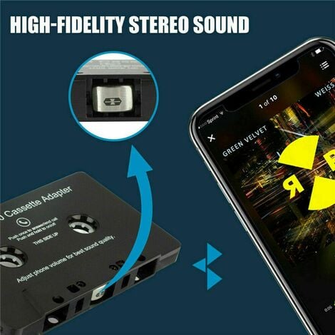 KFZ Kasettenadapter Universal Auto Audio Kassette Adapter USB 5.0