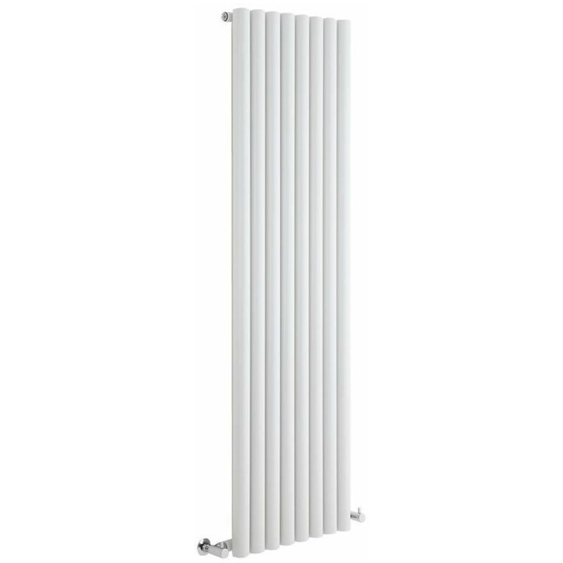 Hudson Reed Radiador de Diseño Vertical - Savy - Blanco - 1780mm x 472mm - 1391 Watt - 562 (Entre Eje)