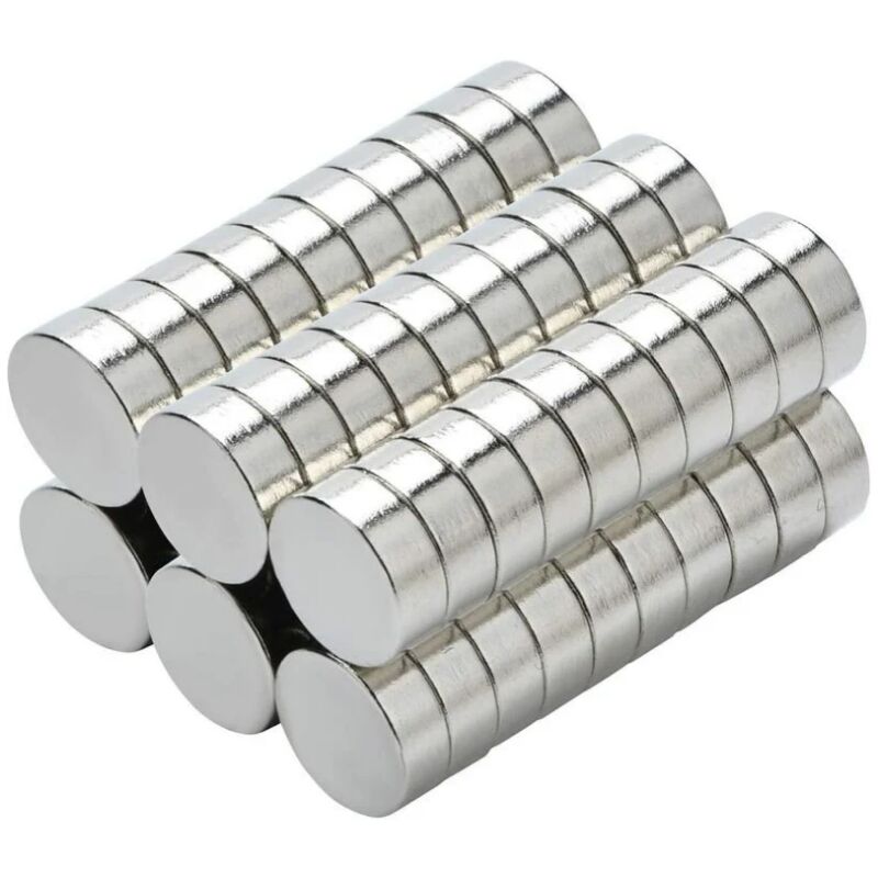 Aimant, 24PCS Magnet Métalliques Aimant Puissant 12x16mm - Aimants en Acier  Inoxydable Aimants Frigo pour Tableau D