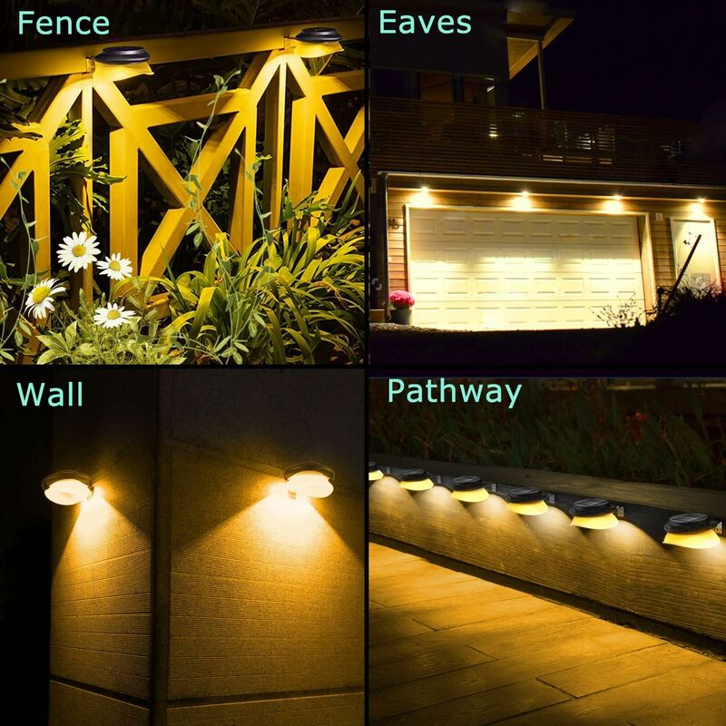 GIGALUMI Lampe Solaire Extérieure puissante, 6 pcs IP65 Lampe LED Solaire  Jardin, Eclairage pour chemin, pelouse, Patio et Cour : :  Luminaires et Éclairage