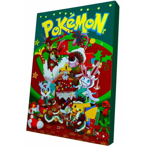 Pokemon Noël 2022 Calendrier de l'Avent Figurine Boîte Jouets 