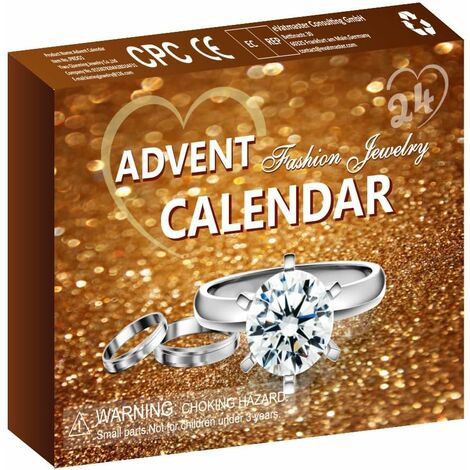 Calendrier de l'Avent 2023 - avec bijoux - pour adultes - 24 cadeaux -  Cadeau de Noël