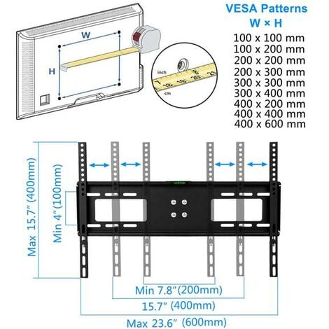 Support Sur Pied Pour Écran TV 32''-55'' Hauteur 95-125cm - Support TV -  Support enceinte BUT