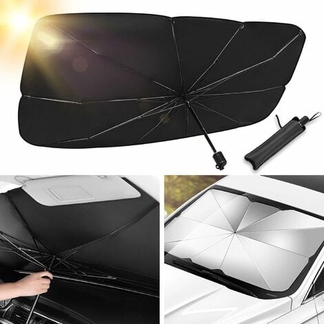 Pare-Soleil voiture pour Pare-Brise CAR PARASOL - VENTEO - Contre les  rayons UV - Pare-Brise avant Universel 140 x 80 cm - Parapluie Pare