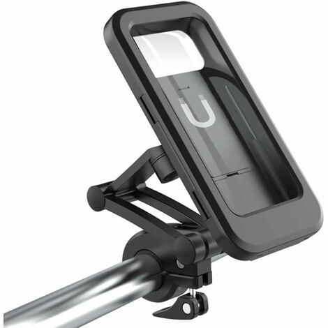 Support de téléphone portable pour vélo étanche noir Accessoires portable  pour voiture (4-6,7 pouces)