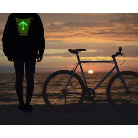 Hommes Femmes Vélo Équipement Haute Visibilité LED Gilet Réfléchissant Nuit  Courir