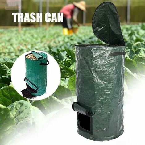 2 Pièces Sacs de Compost - Bacs de Compost de PE de Fermentation Organique  Écologique, Sacs pour