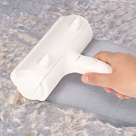 Rouleau Anti-statique Brosse Silicone Dépoussiéreur Nettoyant Manuel Brosse à Rouleau Outil de Nettoyage pour Les Poils Danimaux de Compagnie Poussière des Vêtements Tapis Meubles 4 