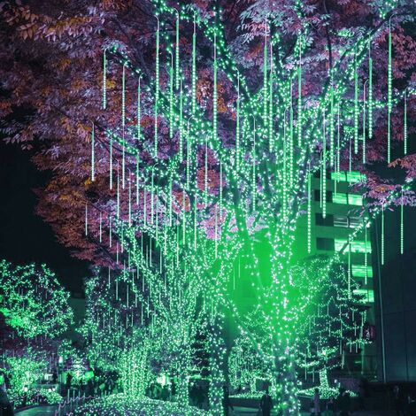 Lumières de Noël Extérieur LED À Énergie Solaire De Arbre Chaîne Météorites  Tube