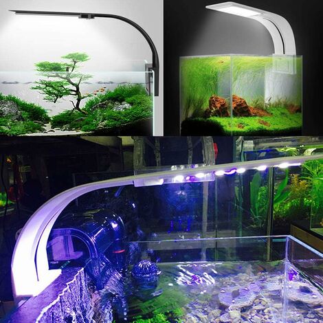 Acheter X5 LED Aquarium Aquarium lumière clipsable LED plantes poussent des  lumières 10W aquatique d'eau douce Aquarium lampes étanche 220V prise ue