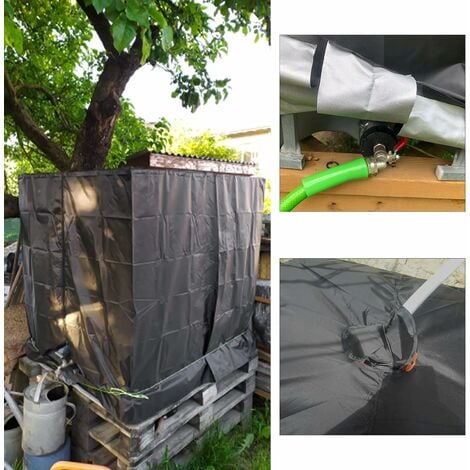 Bâche de protection de VOSS.garden pour cuve IBC de 1000 litres,  120x100x116 cm