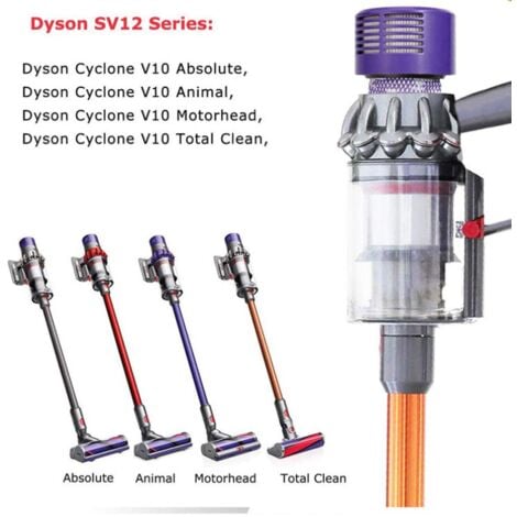 Filtre de Remplacement pour Dyson V10 SV12 Séries, Lavable filtres de  Rechange aspirateur pour Dyson V10 Cyclone Animal Absolute Total Clean  Motorhead