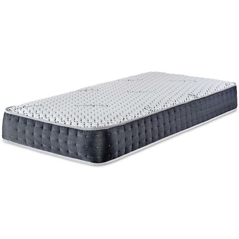 Silk Alpaca Blackstar Cashmere with Rebound Wool Cotton 1000 Pocket Spring Mattress, 2ft6 Small Single 75cm by 190cm