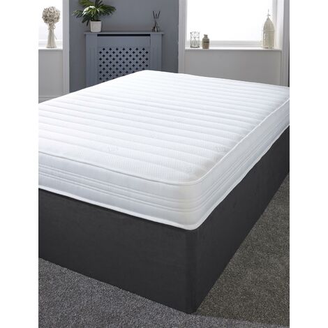 Extreme Comfort Sirocco Airflow White 18cms Deep Hybrid Spring & Memory Fibre Mattress, 4ft Small Double (4ft x 6ft3, 120cm x 190cm)