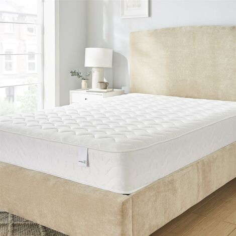 Starlight Beds - 5ft Kingsize Mattress. Quilted Sprung Memory Foam Mattress. 5ft x 6ft3 (150cm x 200cm)