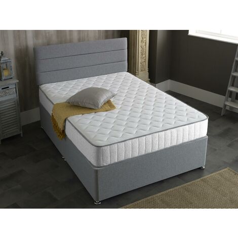 Starlight Beds - White Castle Memory Foam Spring Mattress, 90x200 Europeanne Single