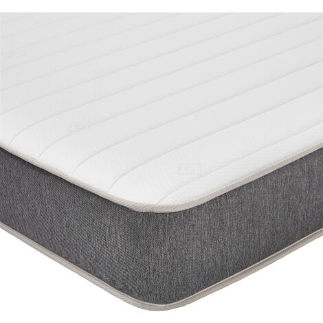 Starlight Beds Advanced technique Pocket Spring with Superior Next-Gen Memory Fibre Luxurious Grey Border Spring Mattress, Single 90cm x 190cm