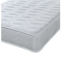 Extreme Comfort Approx 7" Deep Wave Cool Touch Micro Quilted Suitable for Kids Bed Memory Foam and Spring Mattress, 4ft6 Double 135cm x 190cm