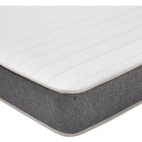 Starlight Beds Advanced technique Pocket Spring with Superior Next-Gen Memory Fibre Luxurious Grey Border Spring Mattress, Single 90cm x 190cm