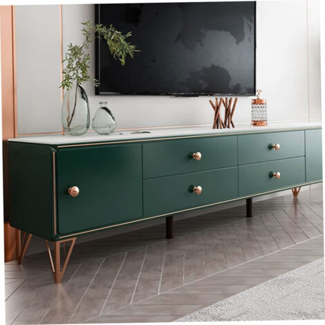 [OCCASION] 4x Pieds de Table en Métal Triangulaires 15cm Pieds de Meuble Style Moderne pour Armoires Canapés Lit Rose