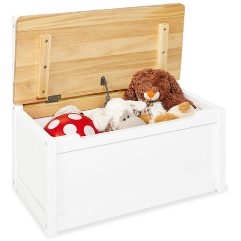 Pinolino Banc coffre pour enfants 'Fenna', blanc/naturel