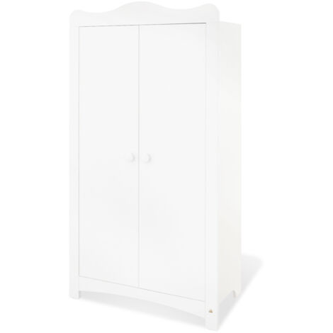 Chambre Enfant Pinolino Florentina 3 Pièces Blanc - Lit, Commode Et Armoire
